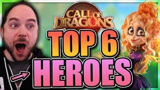 Top 6 Best Hero Investments [best value] Call of Dragons