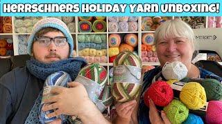 Herrschner's Holiday Yarn Unboxing! & Happy Mail! Which Is Your Favorite?