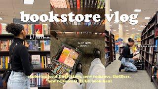 *cozy* bookstore vlog ️ spend the day book shopping at barnes & noble with me + a big book haul!