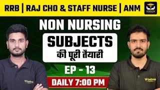 RRB | RAJ CHO | STAFF NURSE | ANM HINDI ENGLISH GK/GS MATHS REASONING -13 | WISDOM NURSING CLASSES