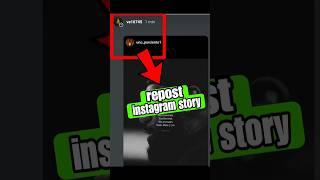  How To Repost Someone's Instagram Story To Your Story (2025)