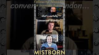 On Breaking Allomancy #brandonsanderson #mistborn #stormlightarchive #cosmere #shorts  (ep. 137.3)