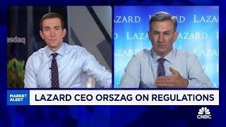 Lazard CEO Peter Orszag on the economy, impact of port strike and Middle East conflict, state of M&A