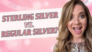 Sterling Silver vs  Regular Silver? Here's What You Need to Know