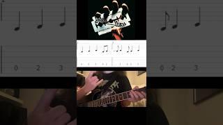 Breaking The Law Guitar Tabs/Cover - Judas Priest #metal #heavymetal#shorts #guitartabs