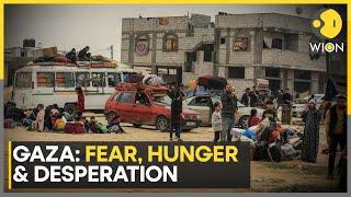 Israel war of 'starvation': In Gaza, fleeing refugees face hunger & disease threat | WION Newspoint