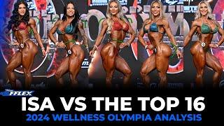 Isa vs the Top 16 | 2024 Wellness Olympia Analysis & side-by-side Comparison