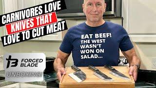 Forged Blade Midnight Series Knives Unboxing: Carnivores Love Knives That Love to Cut Meat