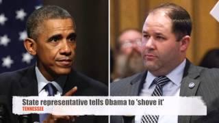 TN Rep. Andy Holt tells President Obama to 'shove it'