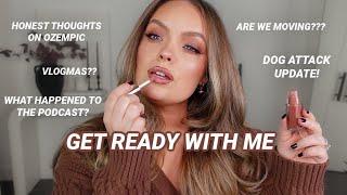 FALL GRWM CHIT CHAT Q&A: moving, dog attack update, honest thoughts on ozempic, social media & more!