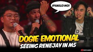 DOGIE GETTING EMOTIONAL SEEING RENEJAY in the M5 STAGE . . . 