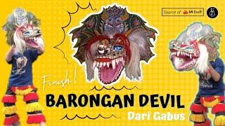 BARONGAN DEVIL DARI GABUS‼️ BARONG DEVIL PUTIH DARI GABUS VERSI AN CRAFT