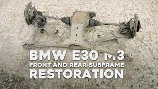 Restoring a BMW E30 M3 Subframe To Perfection!