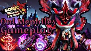 THE MENACE OF DARKNESS ONI MEPHILES GAMEPLAY | Sonic Forces Speed Battle