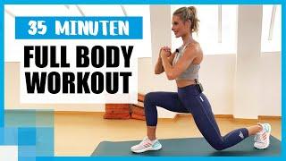 35 MIN Full Body Workout: Vier Runden Intervalltraining mit Kaya Renz   | ohne Geräte