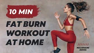 10-Minute Body Fat Burn | No-Equipment Full Bodyweight Workout at Home