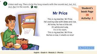 Grade 4 English   Module 2 Phonics