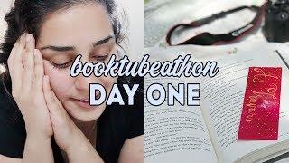 BOOKTUBE-A-THON VLOG | Day 1