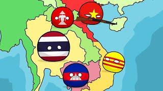 Countryballs - History of Vietnam, Laos and Cambodia