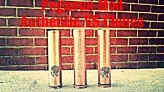 Pegasus Mechanical Mod - Authentic VS. Clones! Sexy Copper Showdown! VapingwithTwisted420