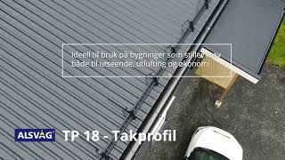 Takinspirasjon nybygg  fra  Alsvåg Plater - TP18