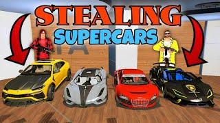 Stealing All "SUPERCARS" From "MAZE BANK GARAGE" in GTA 5 (Sobrang Solid!)