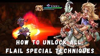 Unlock all Flail Special Techniques | Legend of Mana