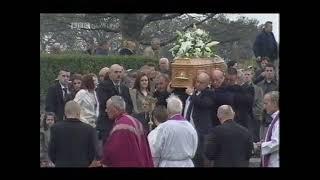 Bbc Newsline footage of Paul Quinn Funeral