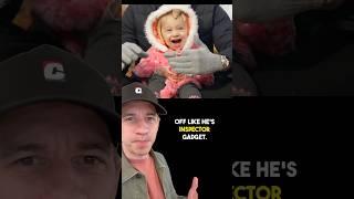 He pulls his finger off!