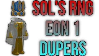 Roblox Sol's RNG EON 1 Huge Exploit