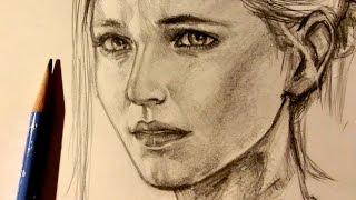 ASMR | Pencil Drawing 12 | Elena (Request)