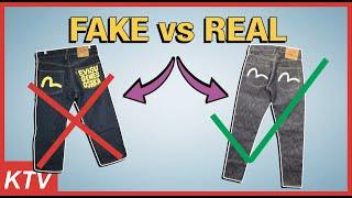 EVISU Fake VS Real  |  Replica & Authentication Comparison