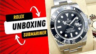 Unboxing the Rolex Submariner Date 116610LN – 40mm Black Dial Ceramic Bezel 2015 Model