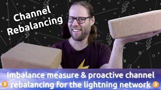 Imbalance measure and proactive channel rebalancing for the lightning network