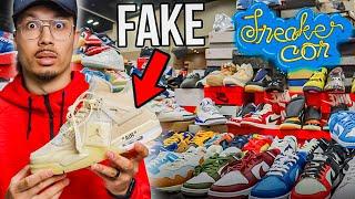 EXPOSING FAKE Shoes At Sneaker Con (Real, Reps or Custom?)