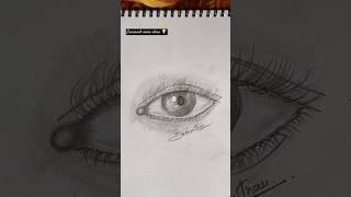 Easy way to draw an eye | eye drawing step by step,| #viralshort #flowerdrawing #drawing