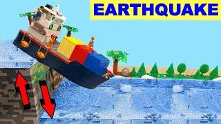 LEGO EARTHQUAKE City - DISASTER Action MOVIE ep 62