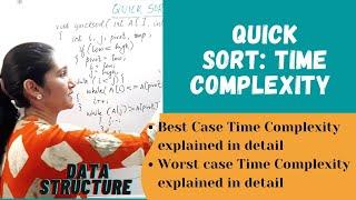 Quick Sort Time Complexity | Best Case & Worst Case | Data Structure#78