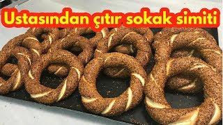 istanbul simiti nasıl yapılır/ simit tarifi - sokak simiti- How to make Turkish crispy bagel