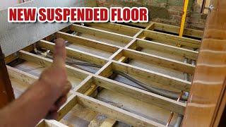 New suspended timber floor (Renovation Part 20)