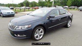 2013 Volkswagen CC Sport Plus Start Up, Exhaust, and In Depth Tour