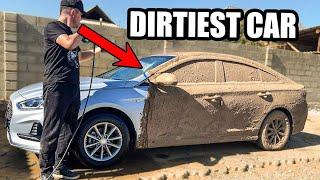 Deep Cleaning the Hyundai Sonata : NASTIEST Vehicle wash car