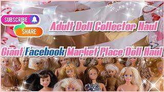 Adult Doll Collector Giant Thrift Haul  Facebook Market Place #dollcollector #doll #new #barbiedoll