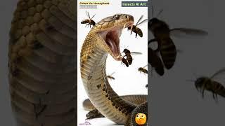 Honeybees vs Cobra | Insects AI Art | 05