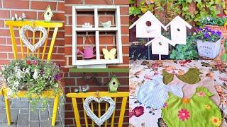 DIY/ Rustic style/Beautiful ideas/Display windows/Garden decor/Sew chickens