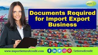 Export Import Documentation | How to Prepare Documents in Import Export Business