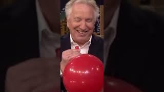 Alan Rickman and Jimmy Fallon talk HARRY POTTER While Sucking on HELIUM BALLOONS #harrypotter
