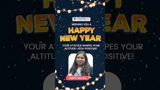  Happy New Year! Your attitude shapes your altitude—stay positive!  | Smriti Ma’am