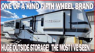 MUST SEE Unique 5th Wheel 2024 River Ranch 393RL Fifth Wheel at Couchs RV Nation a RV Review Tour