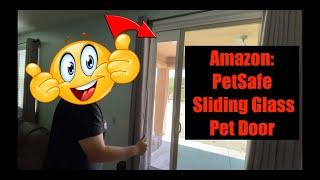 Amazon: PetSafe Sliding Glass Pet Door (Aluminum)